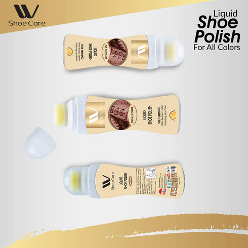 Liquid Shoe Polish Neutral | 2.53 fl oz | WBM SHOE CARE